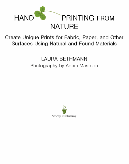 Hand Printing from Nature