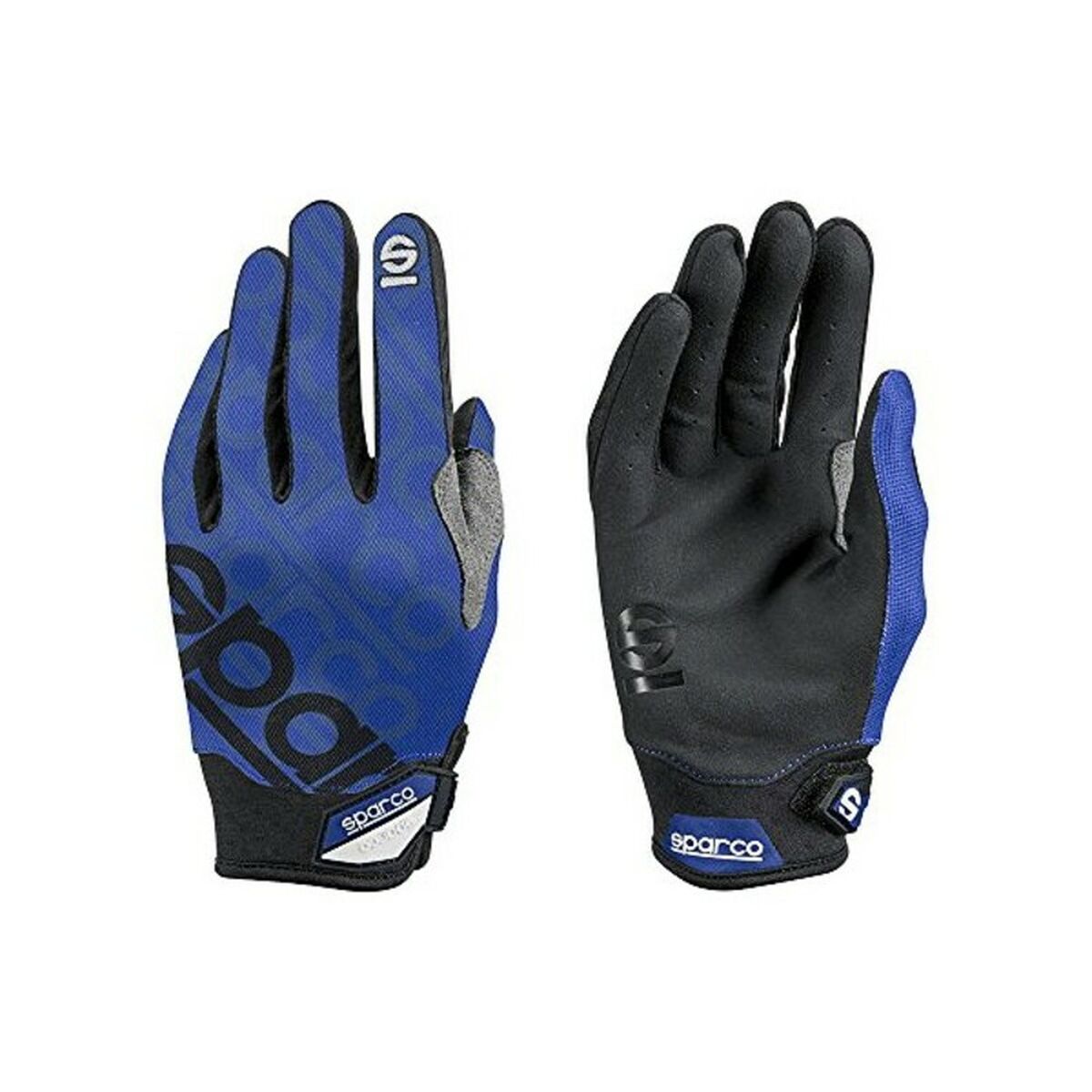 Work Gloves Sparco Meca III Nraz Blue XL
