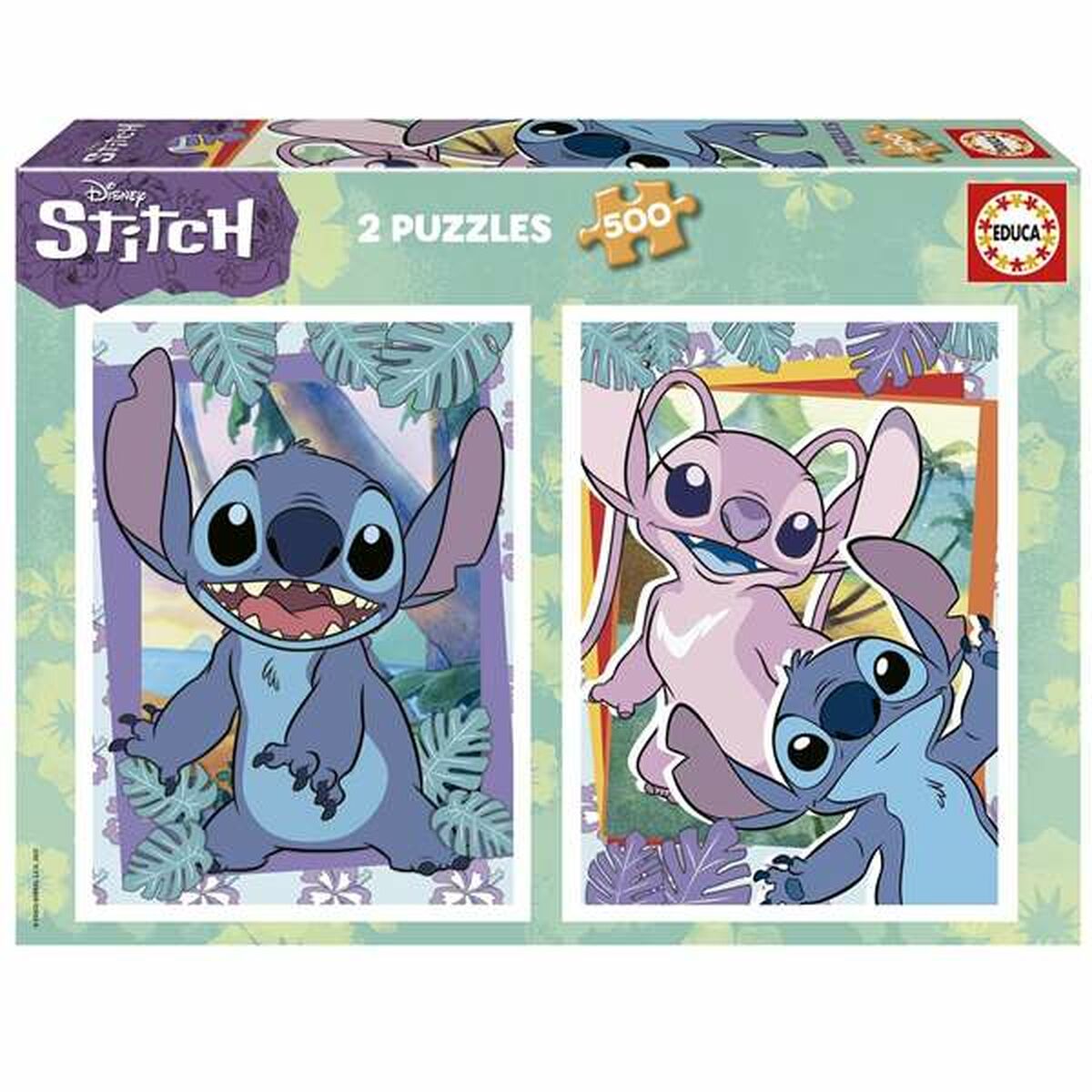 Child's Puzzle Stitch 500 Pieces 2-in-1